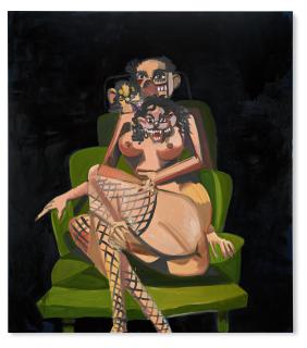 George Condo - Seated Female Figure