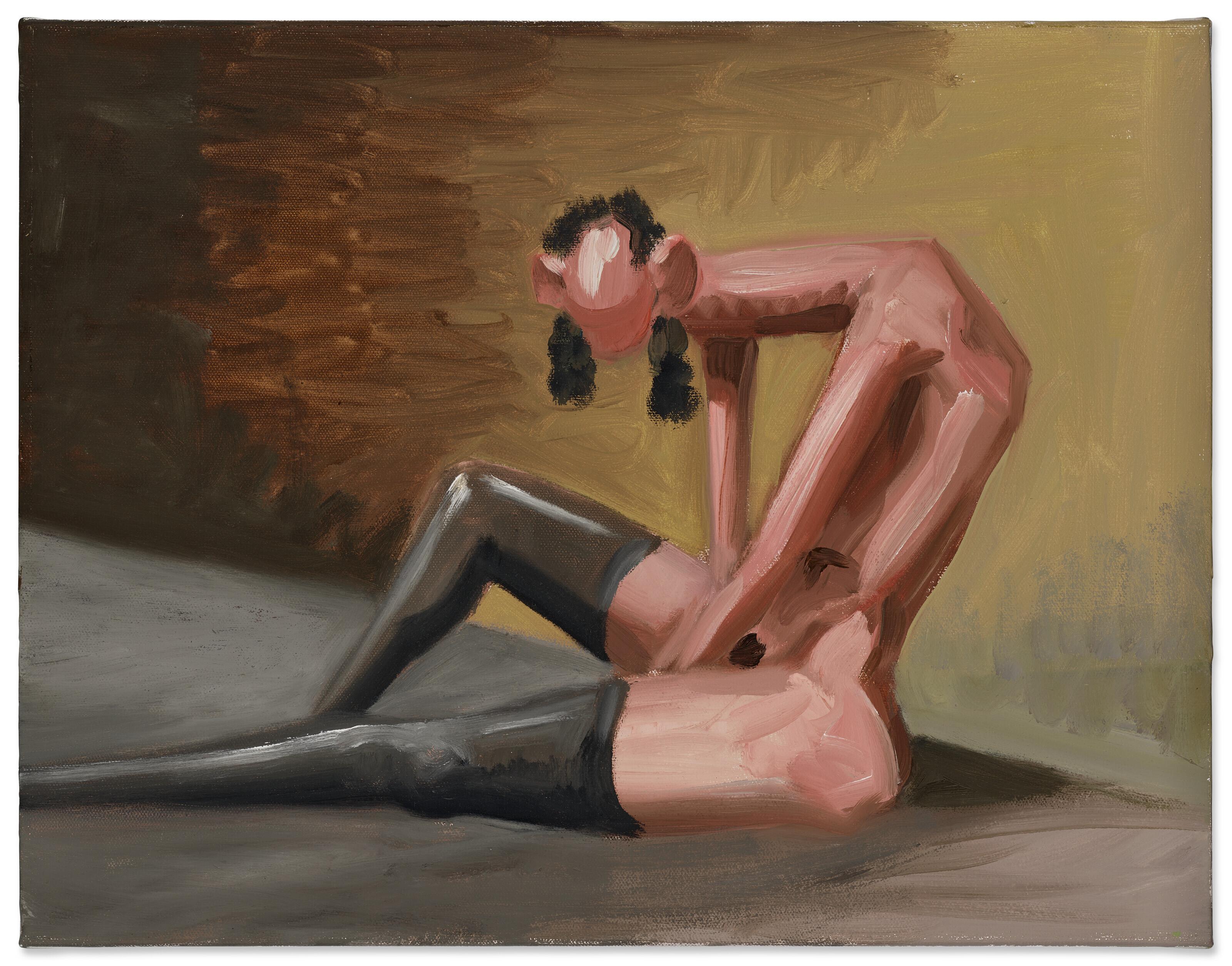 George Condo - Seated Nude