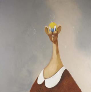 George Condo - Sir Alfred Chipmunk