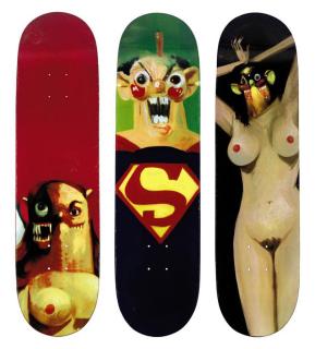 George Condo - Skateboard Decks