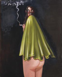 George Condo - Smiling Smoker