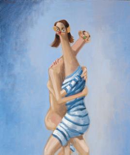 George Condo - Standing Bather