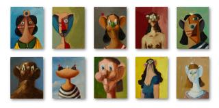 George Condo - Ten Small Portraits