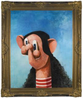 George Condo - The K-Mart Girl