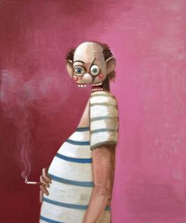 George Condo - The Smoking Sailor