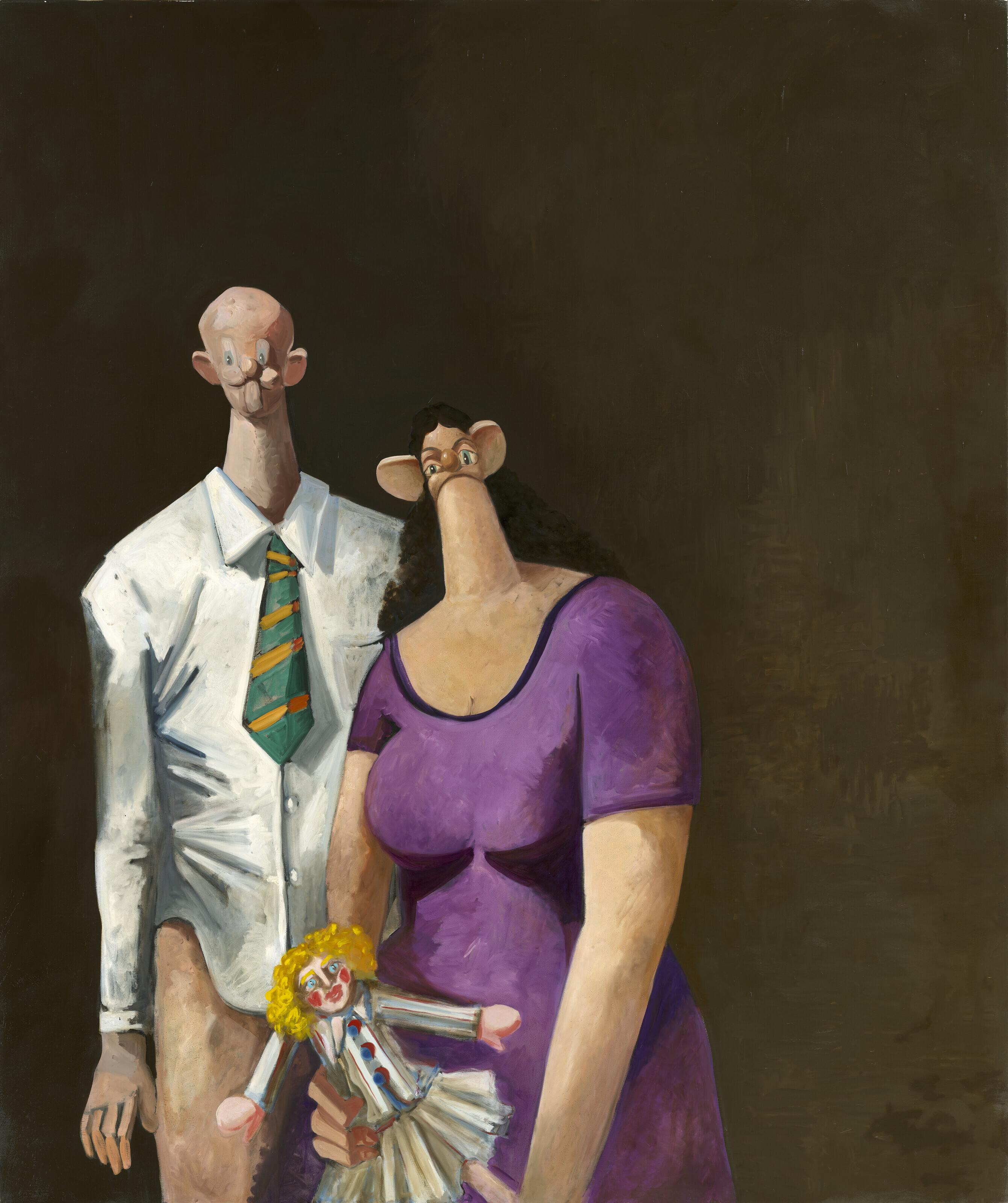 George Condo - The Stockbroker
