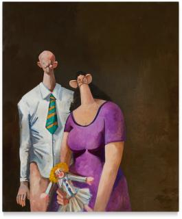 George Condo - The Stockbroker