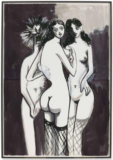 George Condo - Three Nudes