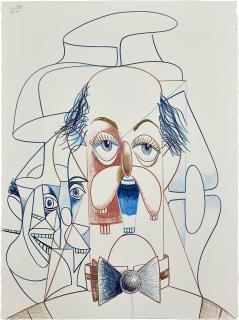 George Condo - Untitled (Banker)