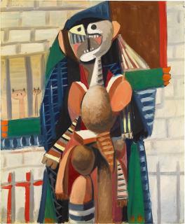 George Condo - Urban Figure Composition