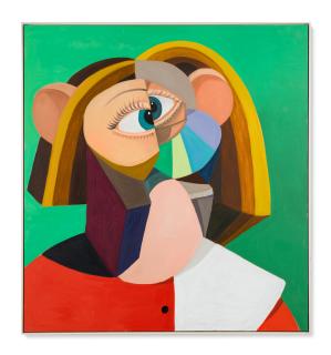 George Condo - Woman With Golden Hair