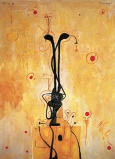 George Condo - Yellow fields of Yellow