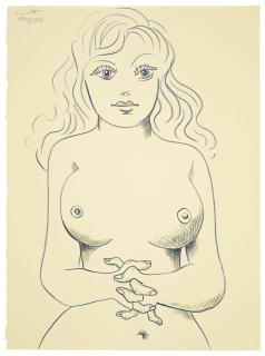 George Condo - Young Girl in the Wild