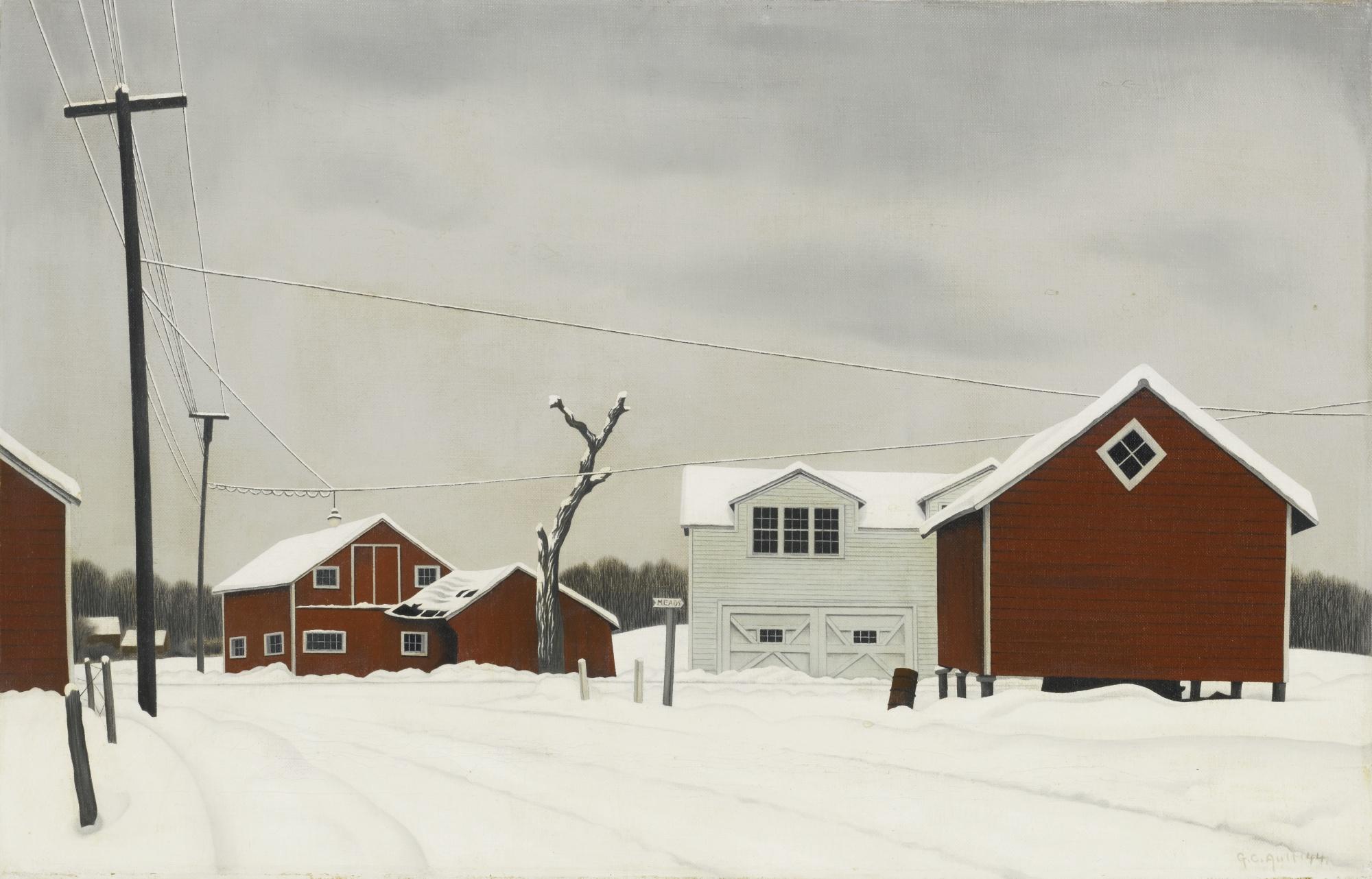 George Copeland Ault - Daylight At Russell\'S Corners