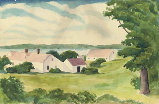 George Copeland Ault - New Jersey Landscape