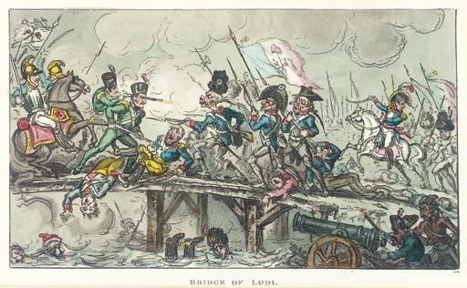 George Cruikshank - Bridge of Lodi
