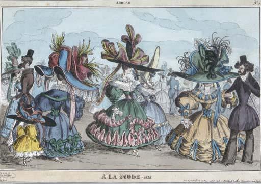 George Cruikshank - [Caricatures of Aristocratic Life]: Three Plates