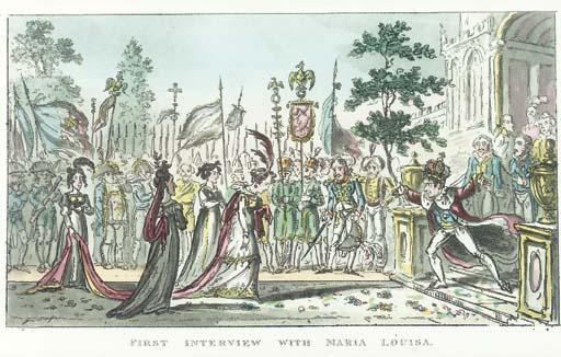 George Cruikshank - First Interview with Maria Louisa