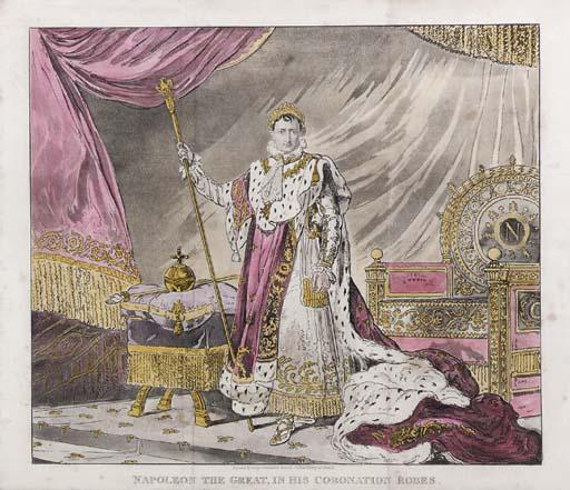 George Cruikshank - Napoleon the Great, in his Coronation Robes