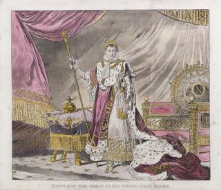George Cruikshank - Napoleon the Great, in his Coronation Robes