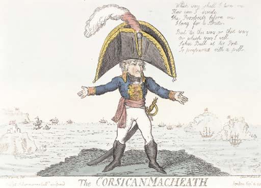George Cruikshank - The Corsican Macheath