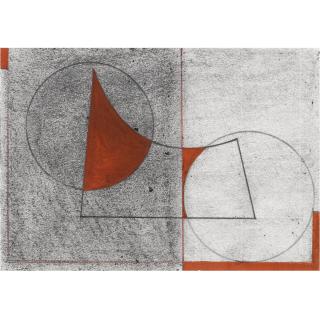 George Dannatt - Landscape Study And Grenadine Red, No. 2