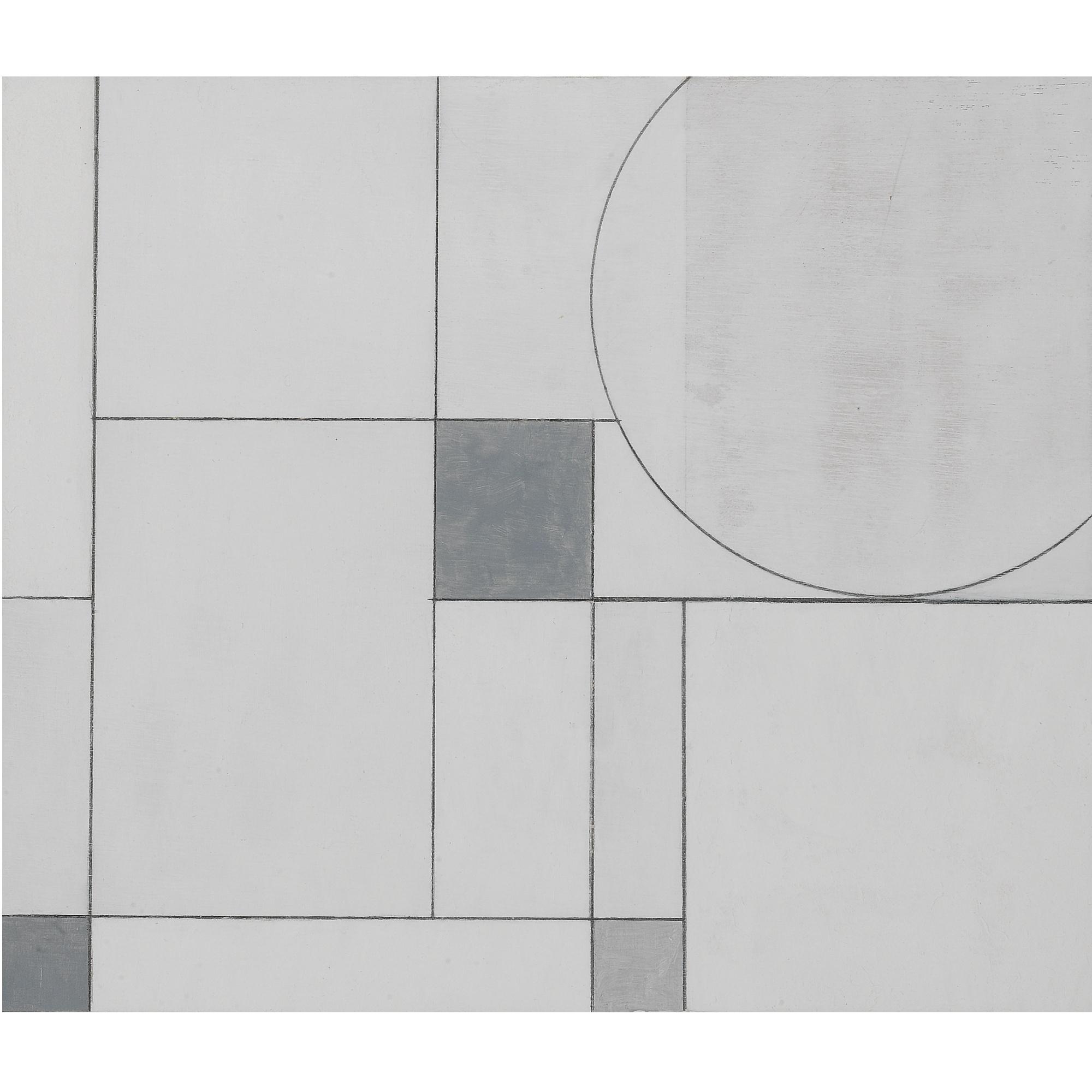 George Dannatt - Part Circle Painting, Chinese White