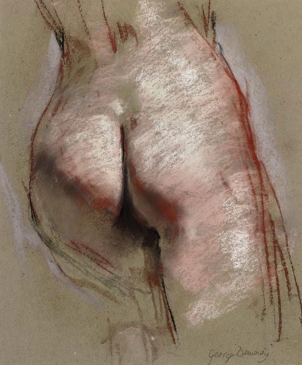George Dawnay - Study of a female nude