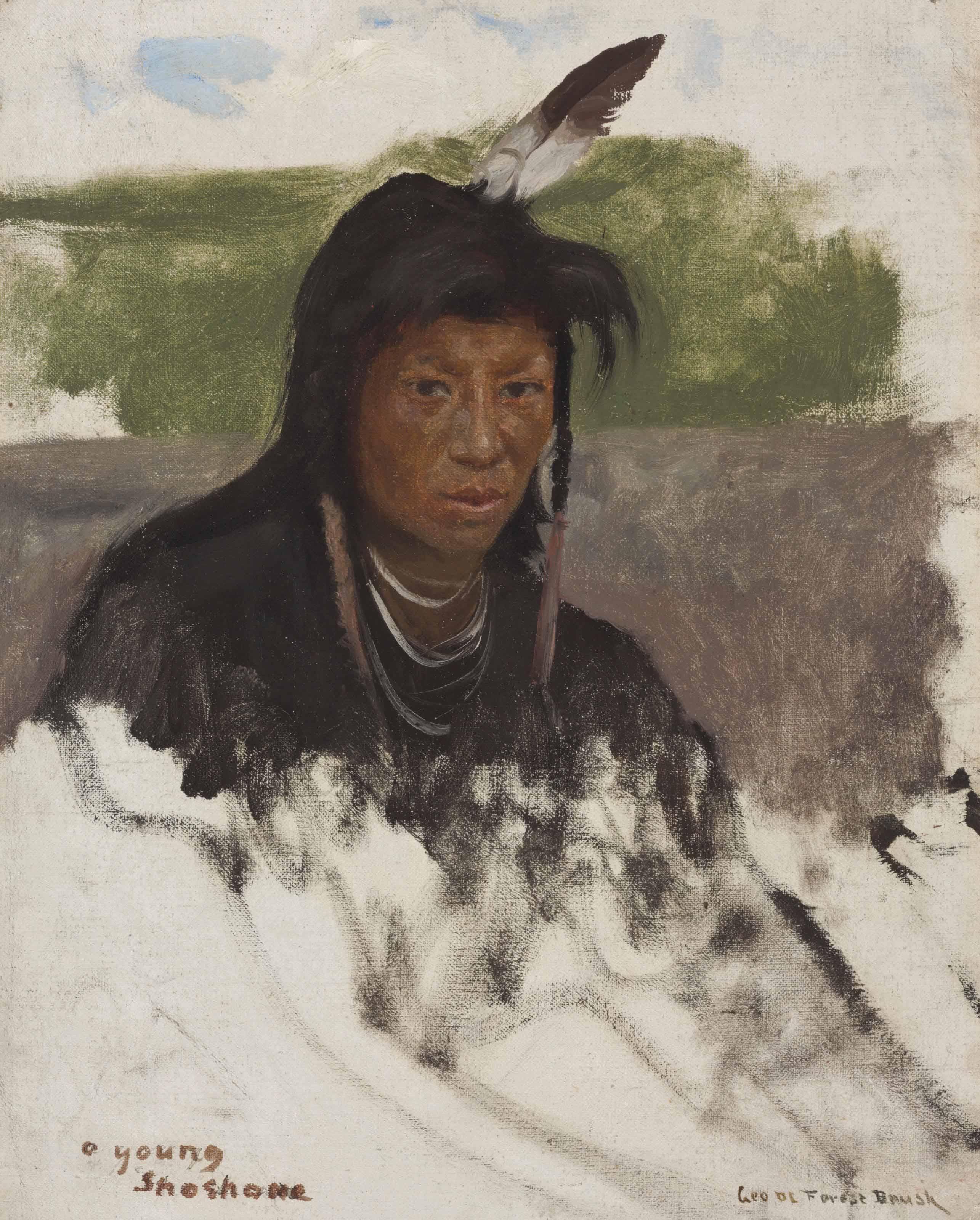 George De Forest Brush - A Young Shoshone