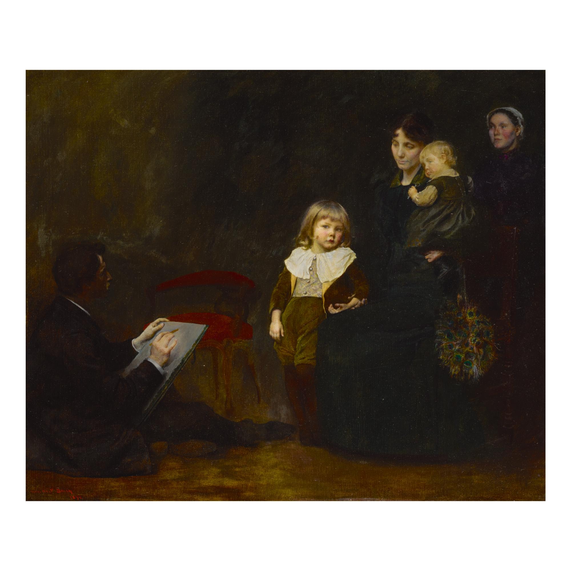 George De Forest Brush - The Portrait