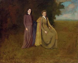 George de Forest Brush - The Thomas Sisters