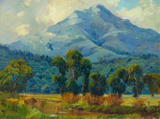 George Demont Otis - Mt. Tamalpais with Stream