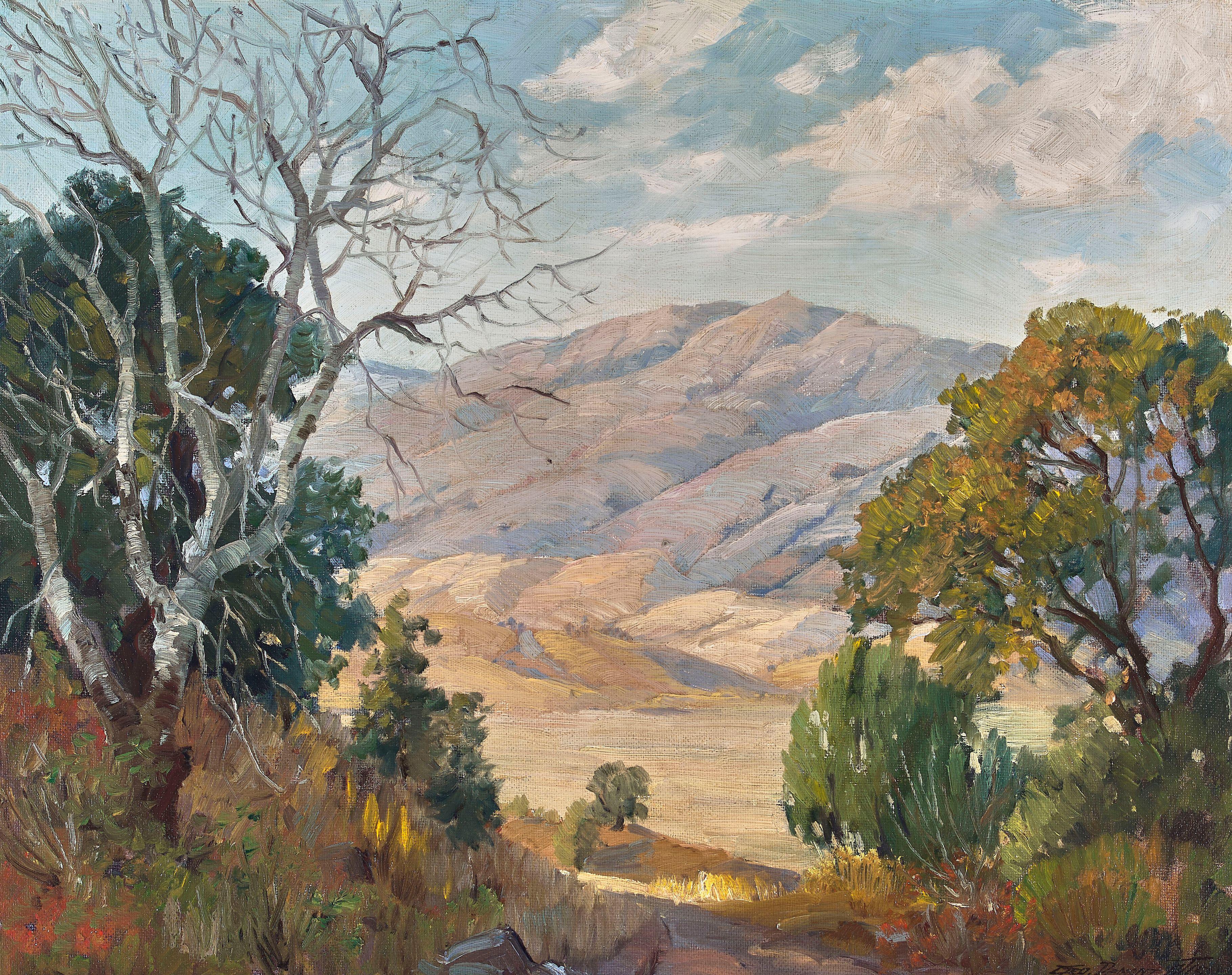 George Demont Otis - San Raphael, Side Road 24 x 30 in. framed 29 1/2 x 35 1/2 in.