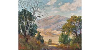 George Demont Otis - San Raphael, Side Road 24 x 30 in. framed 29 1/2 x 35 1/2 in.