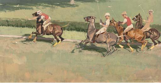 George Denholm Armour, O.B.E. - A Game of Polo