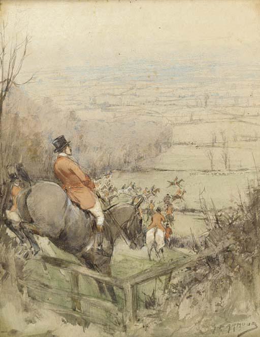 George Denholm Armour, O.B.E. - In full cry