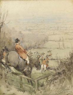 George Denholm Armour, O.B.E. - In full cry