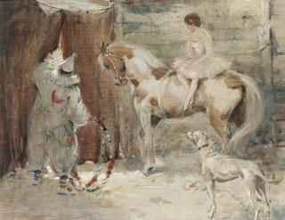 George Denholm Armour - Waiting in the wings