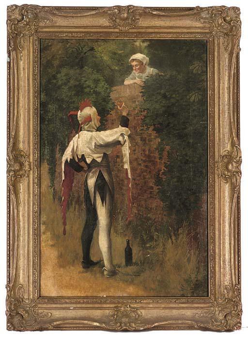 George Derville Rowlandson - A jest and a flirt