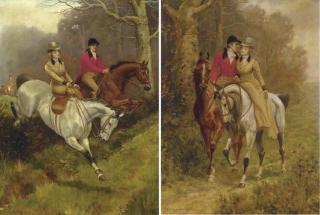 George Derville Rowlandson - \'The Old Old Story\' - Admiration And Courtship