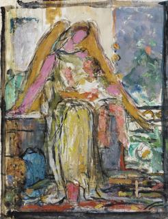 George Desvallières - L\'Ange Gardien, Deuxième Esquisse