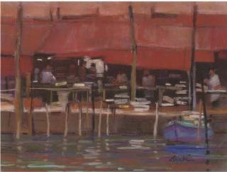 George Devlin, R.S.W., R.G.I. - Fish Sellers, Chioggia
