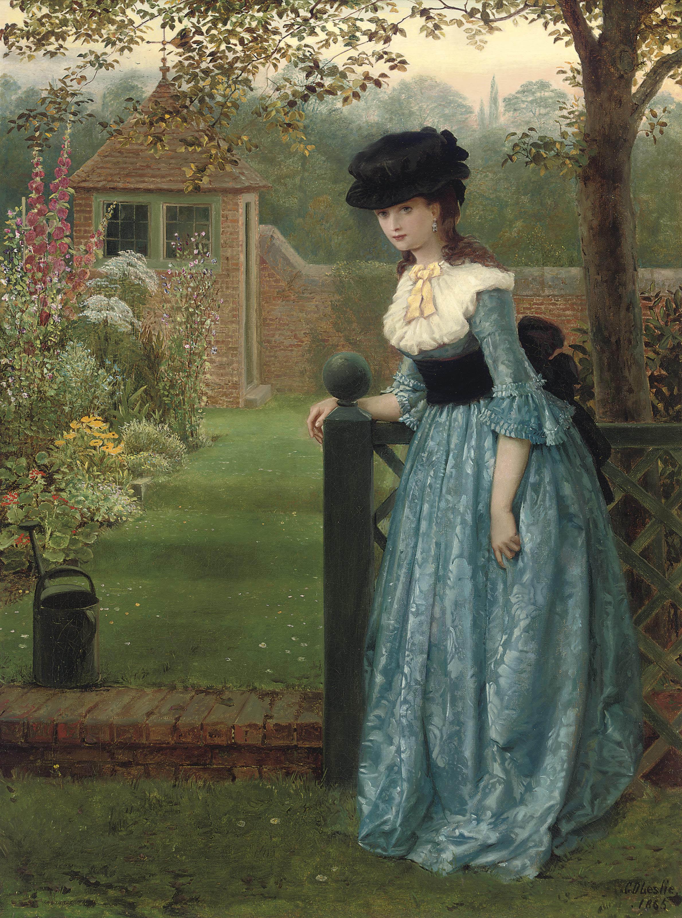 George Dunlop Leslie, R.A. - Clarissa