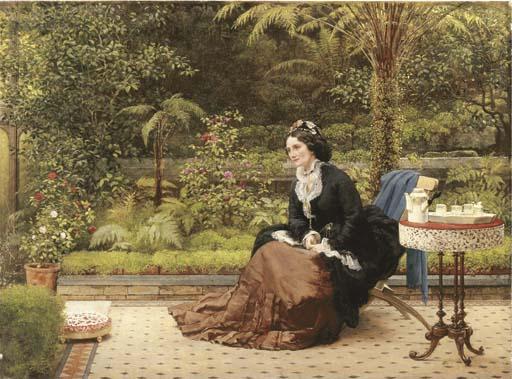 George Dunlop Leslie, R.A. - Five O\'Clock