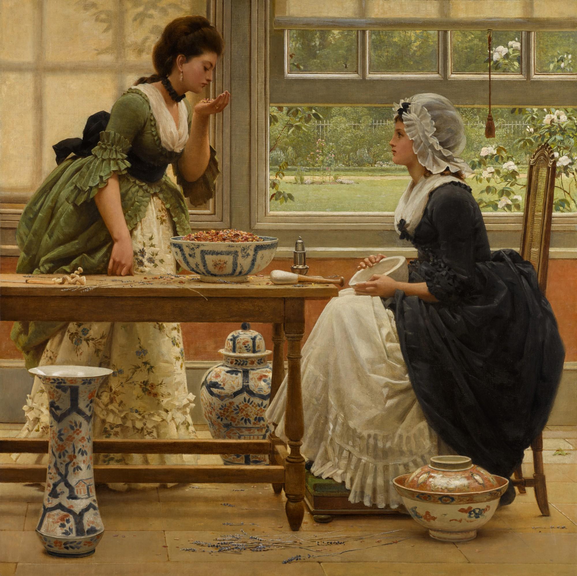 George Dunlop Leslie, R.A. - Pot Pourri