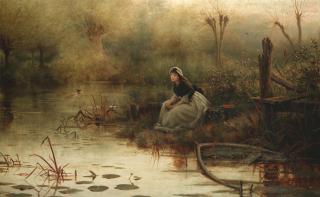 George Dunlop Leslie RA - \'Willow, Willow. \