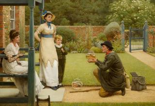 George Dunlop Leslie - The Goldfish Seller
