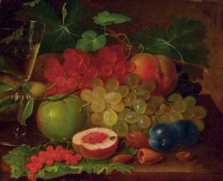 George E. Forster - Still Life with Fruit