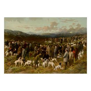 George Earl - A Field Trial Meeting At Bala, North Wales, With Portraits Of Judges, Owners, Breakers And Winning Dogs