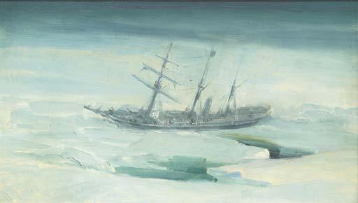 George Edward Marston - S.Y. Endurance Trapped In The Ice In The Weddell Sea
